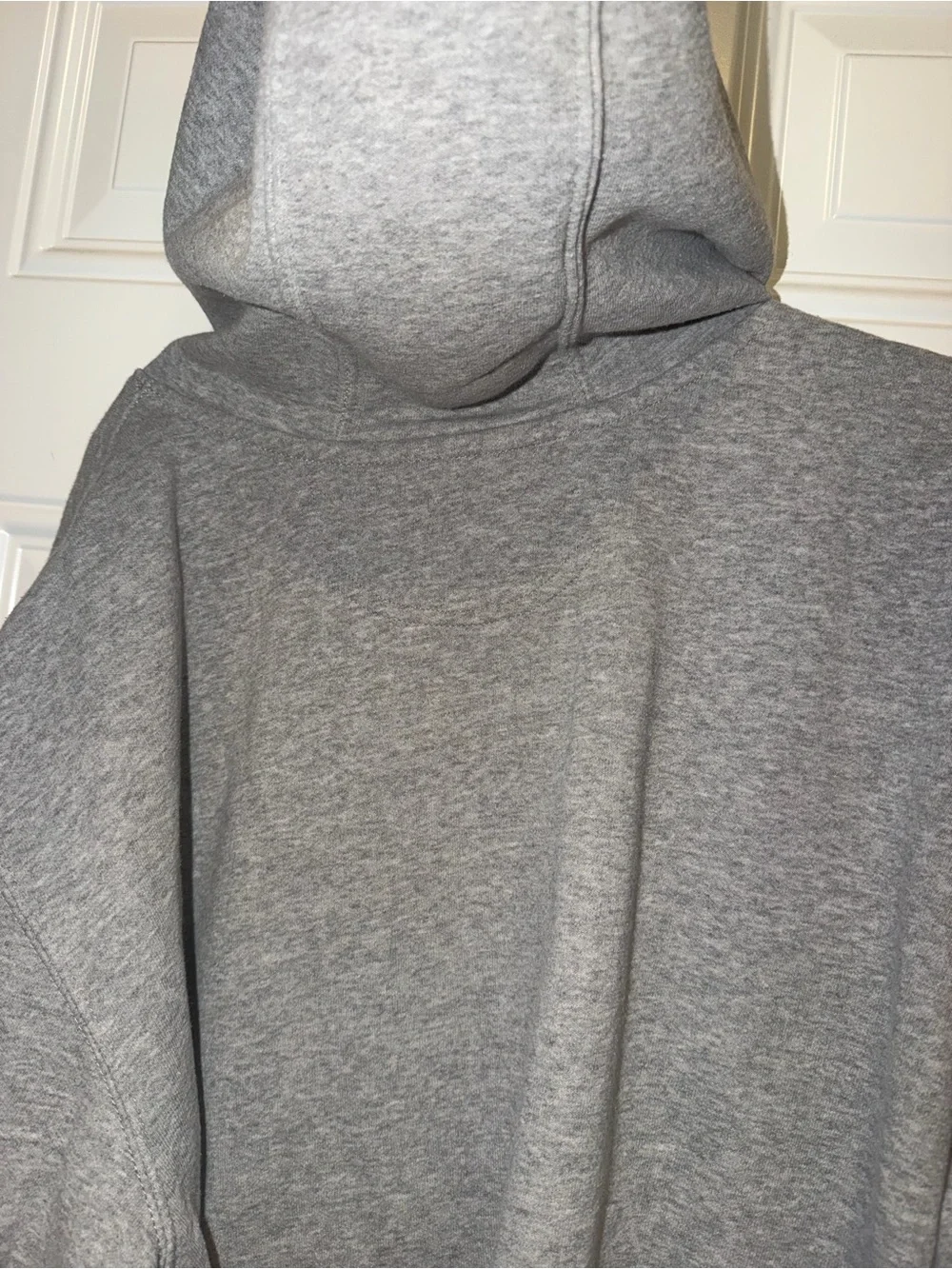 Carhartt Men's Gray Logo Sleeve Hoodie